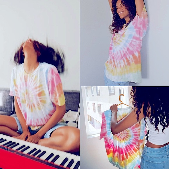 Project Social T x Urban Outfitters Tie Dye T-Shirt - Picture 1 of 7